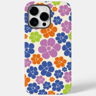 Coque Case-Mate iPhone Motif à fleurs - Bleu, Orange, Violet, Vert