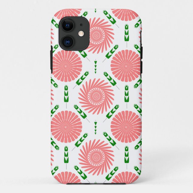 Coques Case-Mate iPhone  motif à fleurs roses  (Dos)