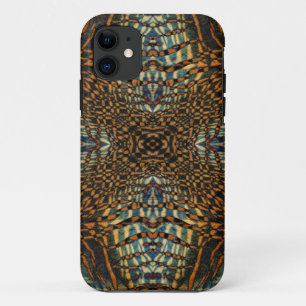 Coques Pour iPhone Motif à fourrure de tigre de Kaleidoscope