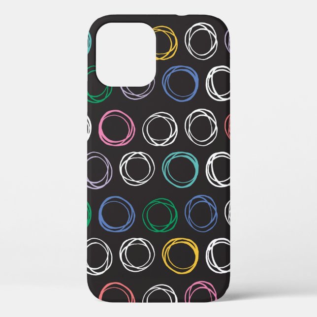 Coques Case-Mate iPhone Motif à main avec lignes brossées sans soudure (Verso)
