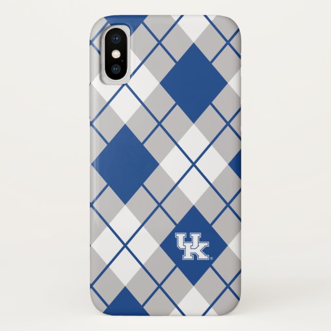 Coques Case-Mate iPhone Motif à motifs de losanges du Kentucky | Kentucky (Dos)