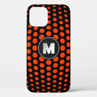 Case-Mate iPhone Case Motif à points Monogram Coquelicot