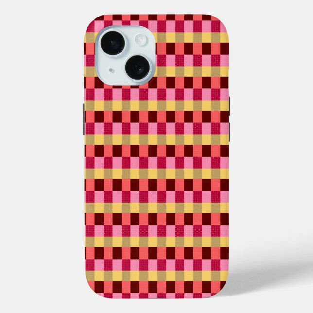 Coques Case-Mate iPhone Motif à points polka monogramés (Verso)
