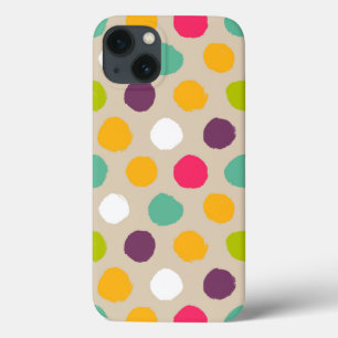 iPhone 13 Case motif à pois