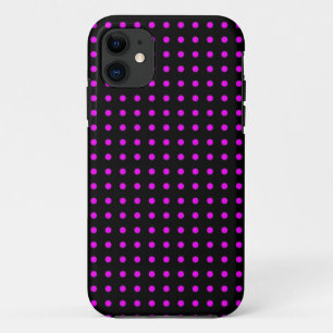 Case-Mate iPhone Case Motif à pois rose vif et noir