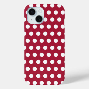 Coque Case-Mate iPhone Motif à pois rouges et blancs de Berry