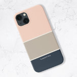 Case-Mate iPhone Case Motif à rayures design moderne<br><div class="desc">Personnalisez ce coque iphone Motif à rayures minimaliste moderne. Ajoutez votre nom,  votre monogramme ou vos initiales.</div>