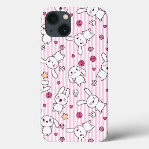 Coque Case-Mate iPhone motif à rayures kawaii