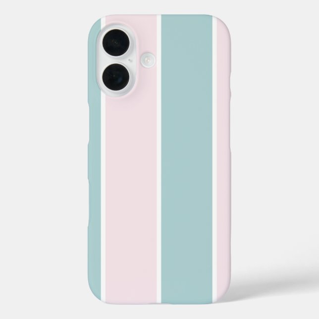 Coques Case-Mate iPhone Motif à rayures verticales de couleur douce (Verso)