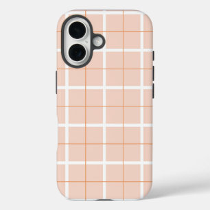 Coque Pour iPhone 16 Motif à rayures verticales de couleur douce et des