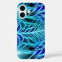 Motif à répétition électrique bleu brillant