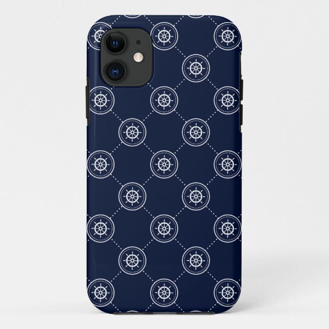 Coques Case-Mate iPhone Motif À Roue Du Capitaine (Dos)
