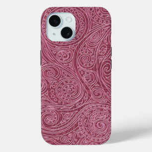 Coque Case-Mate iPhone Motif à spirale rose rose or