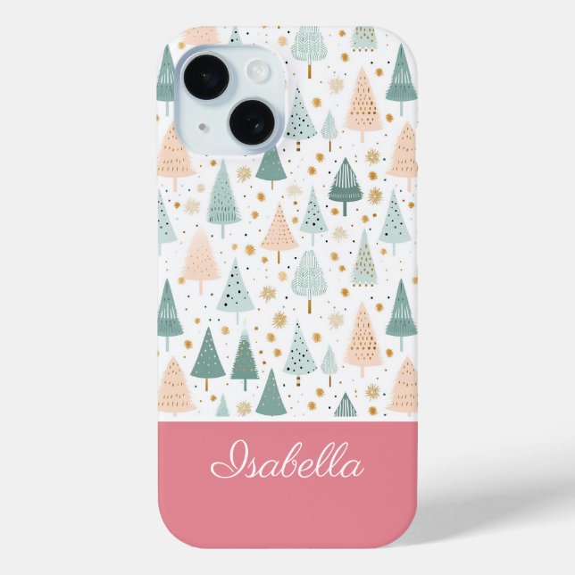 Coques Case-Mate iPhone Motif à thème de Noël mignon (Verso)