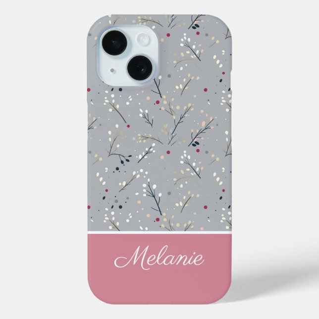 Coques Case-Mate iPhone Motif à thème de Noël mignon (Verso)