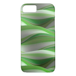 Etui iPhone Case-Mate motif à vagues vert et blanc