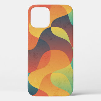 Case-Mate iPhone Case Motif abstrait à vague vintage colorée