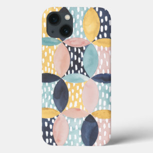 iPhone 13 Case Motif abstrait de cercle