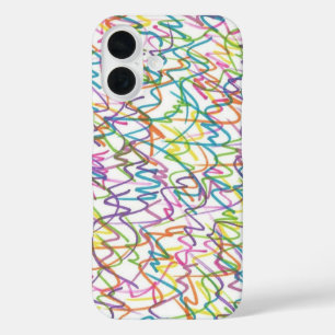 Coques iPhone 16 Motif Abstrait de Tache de Graffiti