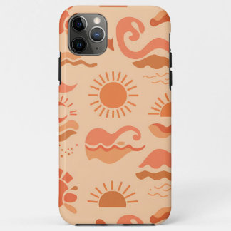 Case-Mate iPhone Case Motif abstrait d'été avec soleil et vagues