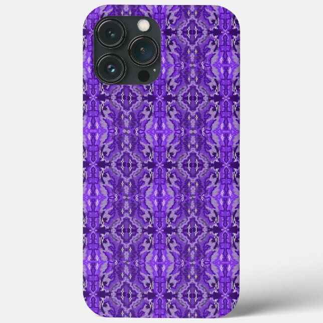 Coques Case-Mate iPhone Motif Abstrait Diamond-y violet (Verso)