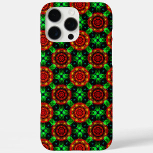 Coque iPhone 16 Pro Max Motif Abstrait Floral Moderne Bohème Élégant #504