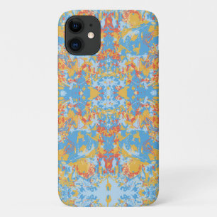 Case-Mate iPhone Case Motif Abstrait jaune bleu exclusif