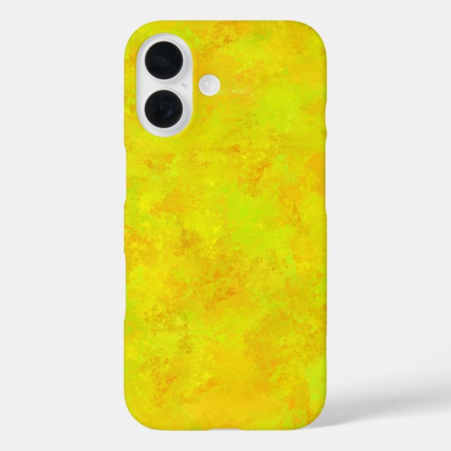 Coques Case-Mate iPhone Motif Abstrait Jaune Orange Vert (Verso)