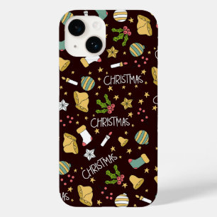 Coque Case-Mate iPhone Motif Abstrait minimaliste de Noël