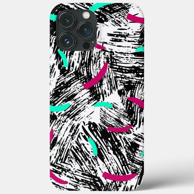 Coques Case-Mate iPhone Motif Abstrait moderne. (Verso)