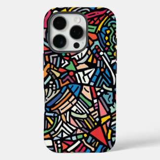 Coque iPhone 16 Pro Motif abstrait moderne