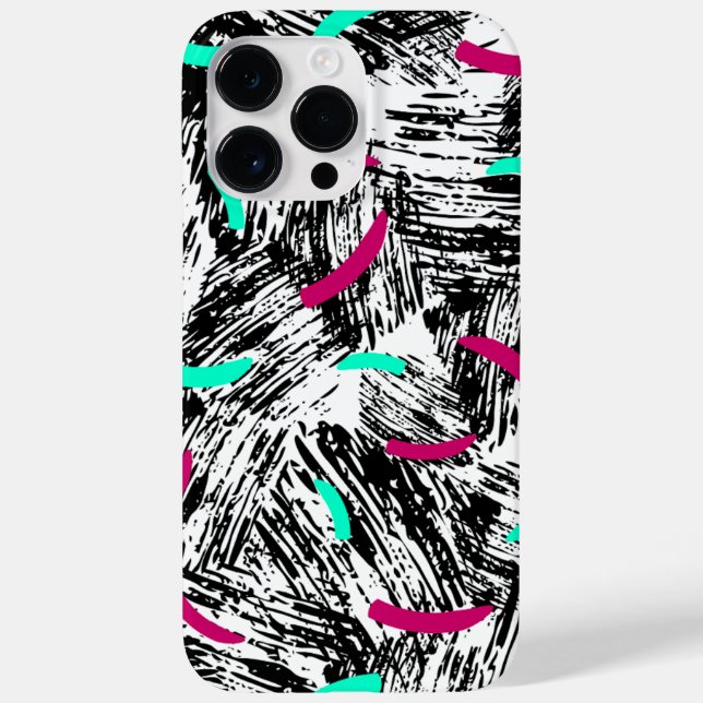 Coques Case-Mate iPhone Motif Abstrait moderne. (Verso)