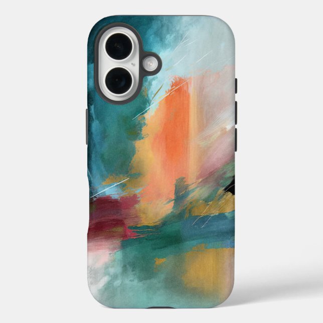Coques Case-Mate iPhone Motif Abstrait Moderne Élégant (Verso)