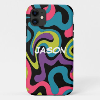 Case-Mate iPhone Case Motif Abstrait Néo Personnalisé — Design Rétro