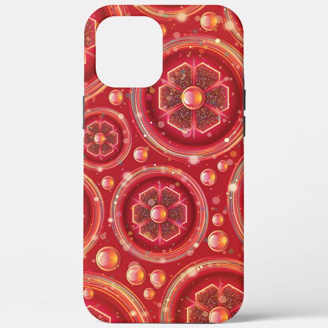Coques Case-Mate iPhone Motif abstrait numérique beau et cool (Verso)