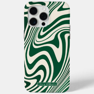 Coque Case-Mate iPhone Motif Abstrait Retro Green