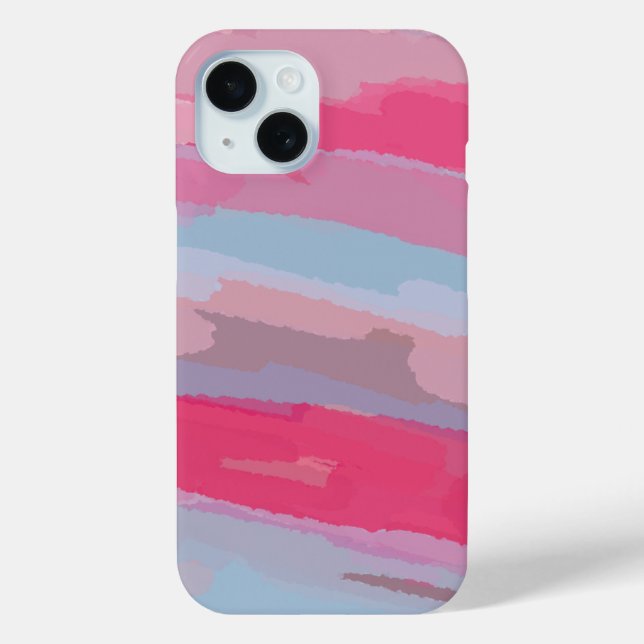 Coques Case-Mate iPhone Motif Abstrait rose (Verso)