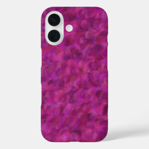 Coque Pour iPhone 16 Motif abstrait sans couture rose rouge violet