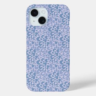 Coque Case-Mate iPhone Motif abstrait tacheté gris et bleu