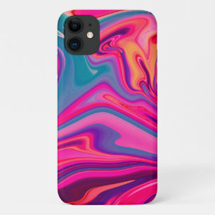 Case-Mate iPhone Case Motif Abstrait vert bleu clair et tendance