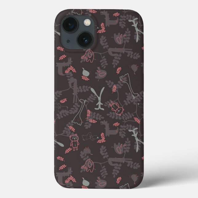 Coques Case-Mate iPhone motif affichant des bébés animaux 1 (Verso)