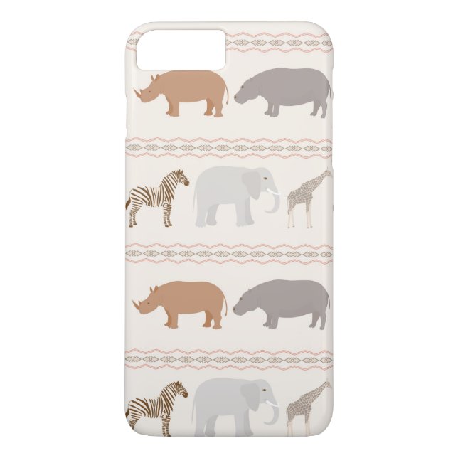 Coques Case-Mate iPhone Motif africain 1 d'animaux (Dos)