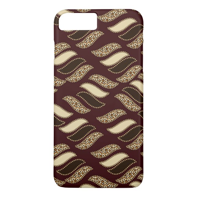 Coques Case-Mate iPhone Motif africain de peau de guépard (Dos)