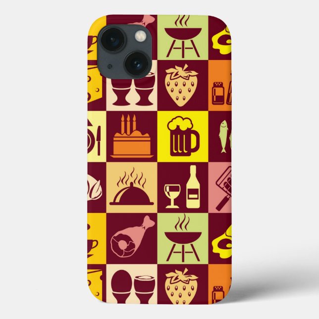 Coques Case-Mate iPhone Motif alimentaire (Verso)
