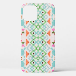 Case-Mate iPhone Case Motif américain. Impression Ikat transparente. Vin