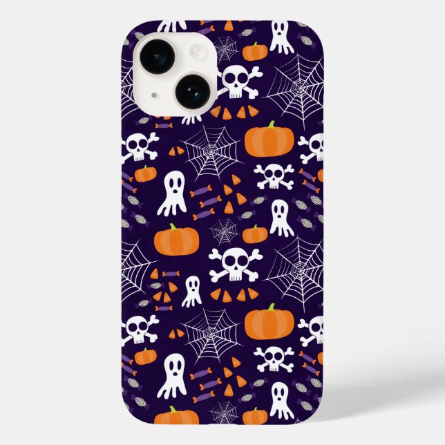 Coques Case-Mate iPhone Motif amusant d'Halloween (Verso)