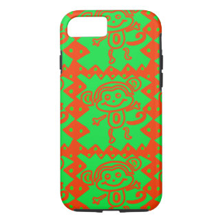 Coques Pour iPhone Motif animal vert du singe mignon