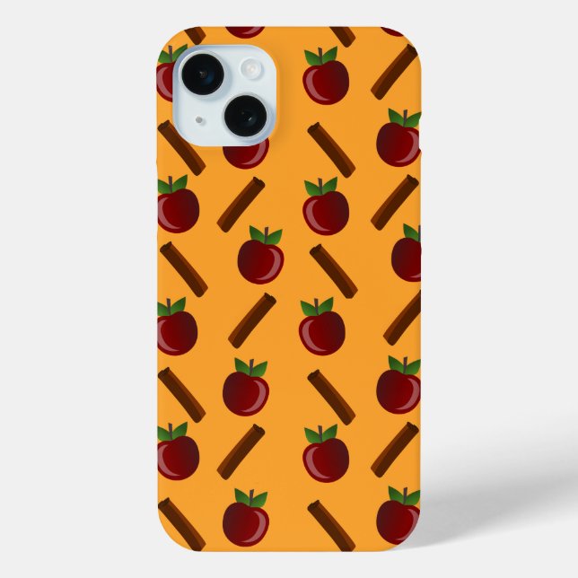 Coques Case-Mate iPhone Motif Apple Cinnamon (Verso)