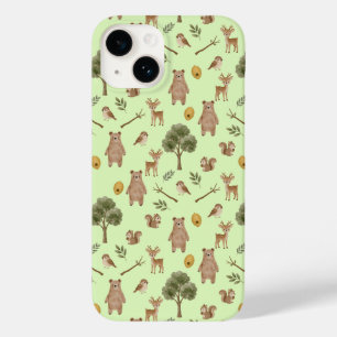 Coque Case-Mate iPhone Motif aquarelle d'amis fantaisistes de la forêt