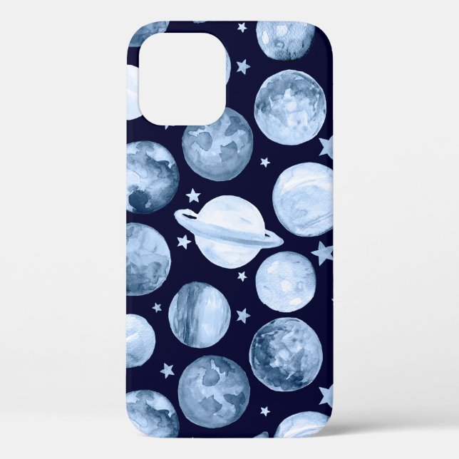 Coques Case-Mate iPhone Motif aquarelle illustration de la galaxie spatial (Verso)